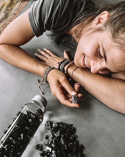 Miniatura 7 de wellness hut Piedras de shungita Elite - para agua de shungita - 18 libra (1.98 oz) piedras de 0.5-1.2 pulgadas