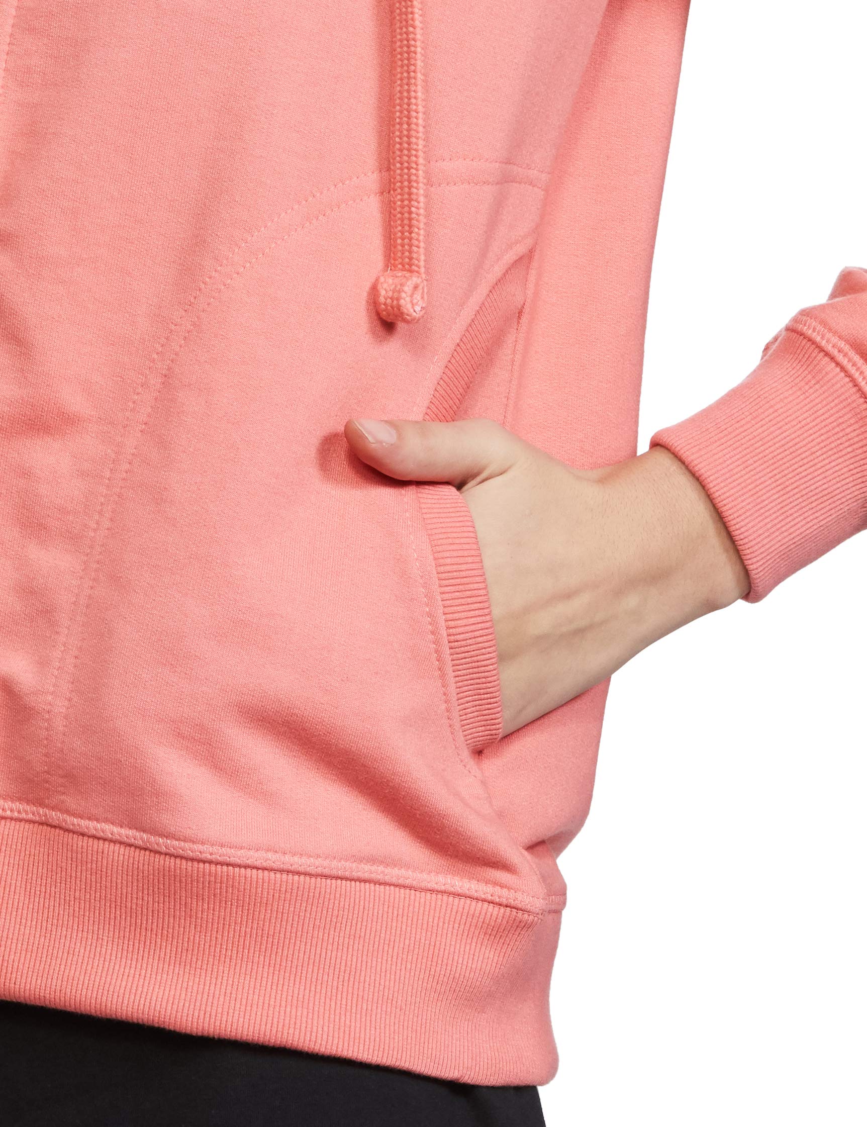 Amazon Brand - Symbol Women's Cottonblend Hooded Neck Regular Sweatshirts (002_Candle Pink_Small_Candle Pink_S) 2