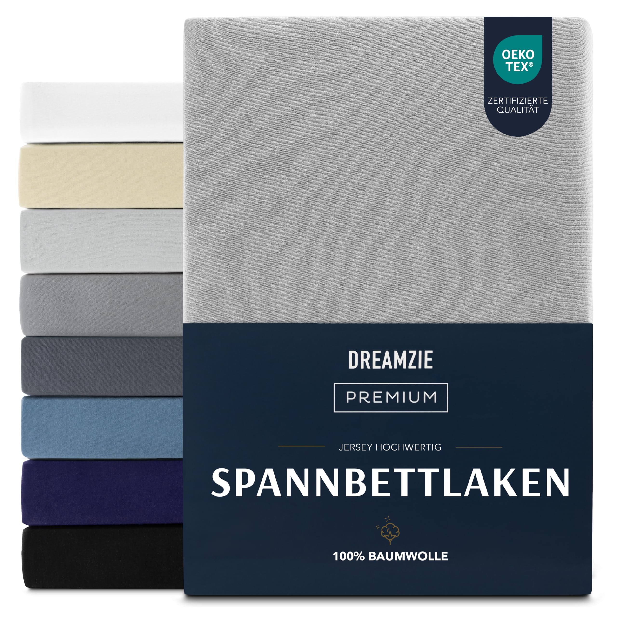 Jollein Jersey-Spannbettlaken Fürs Kleinkinderbett - On The Go Design Mit Coolen Fahrzeugen