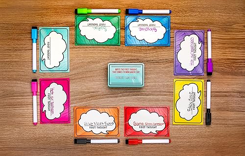 Miniatura 4 de FIRST THOUGHT Juego de mesa familiar El divertido juego de fiesta de pensamiento rápido Juego de mesa familiar Ideal para noches de juego Fácil