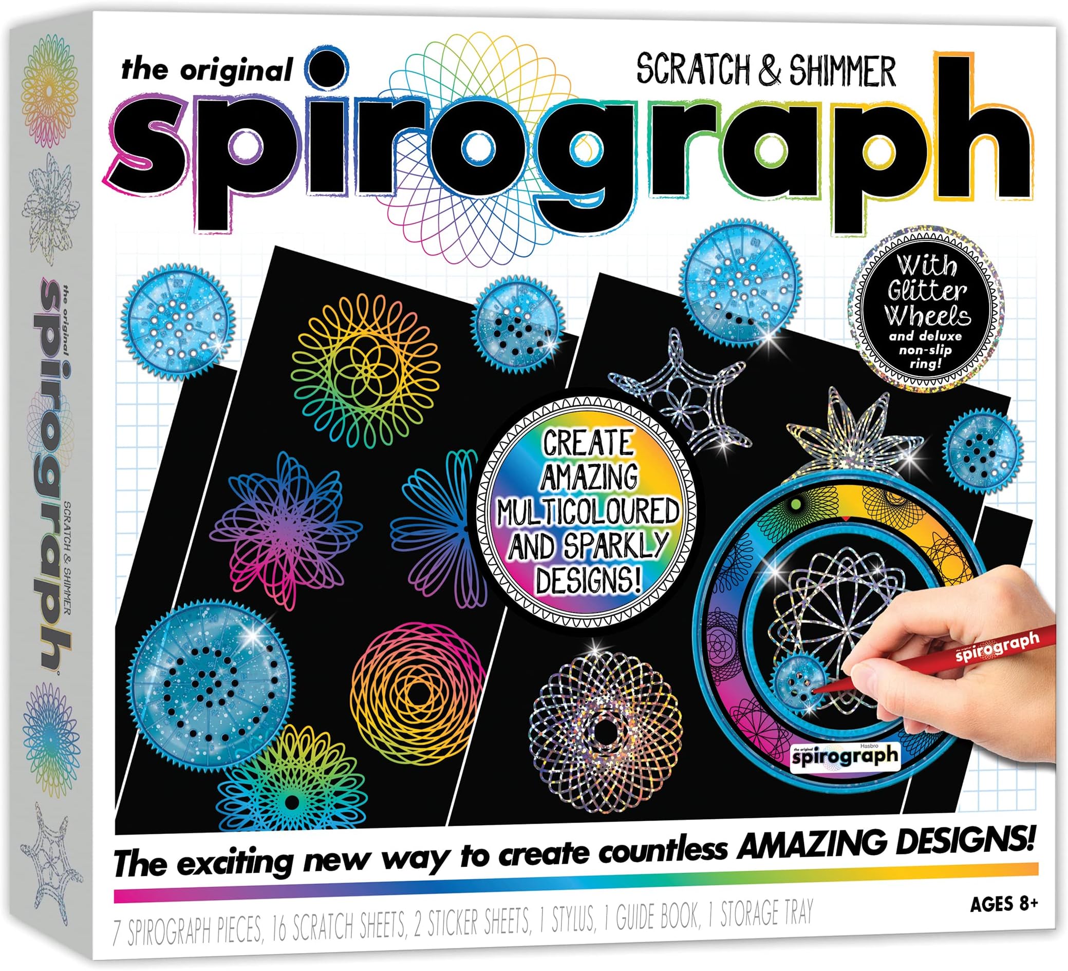 Mandala Spirograph, SP201, One Size, Multicolor