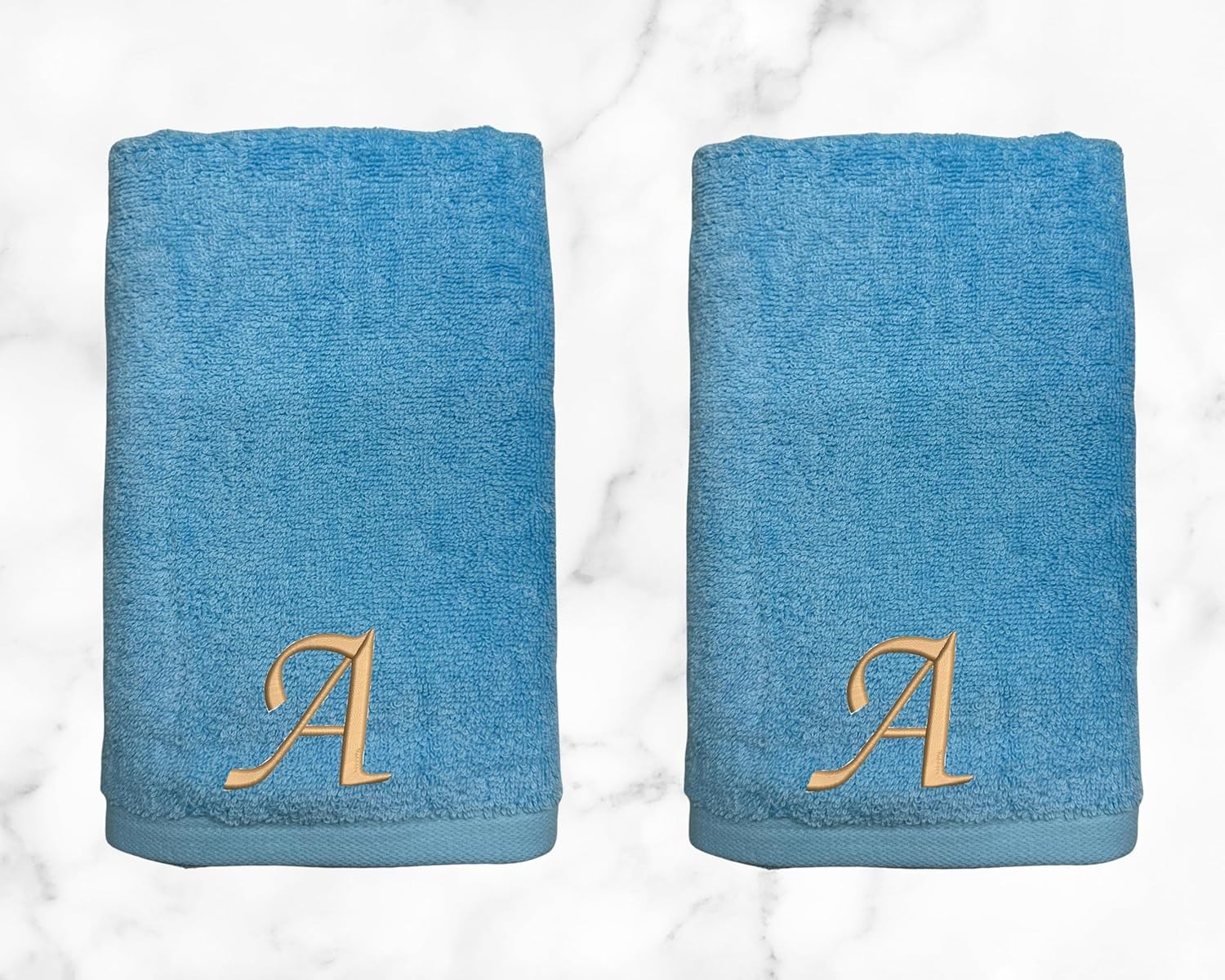 Personalized Aqua Bath Towel 1pc - 30x56 inches - Customized Turkish Towel - Luxury Cotton Towel - Monogrammed Towels with Name Embroidery (Sea Glass, 1 pcs Bath Towel)