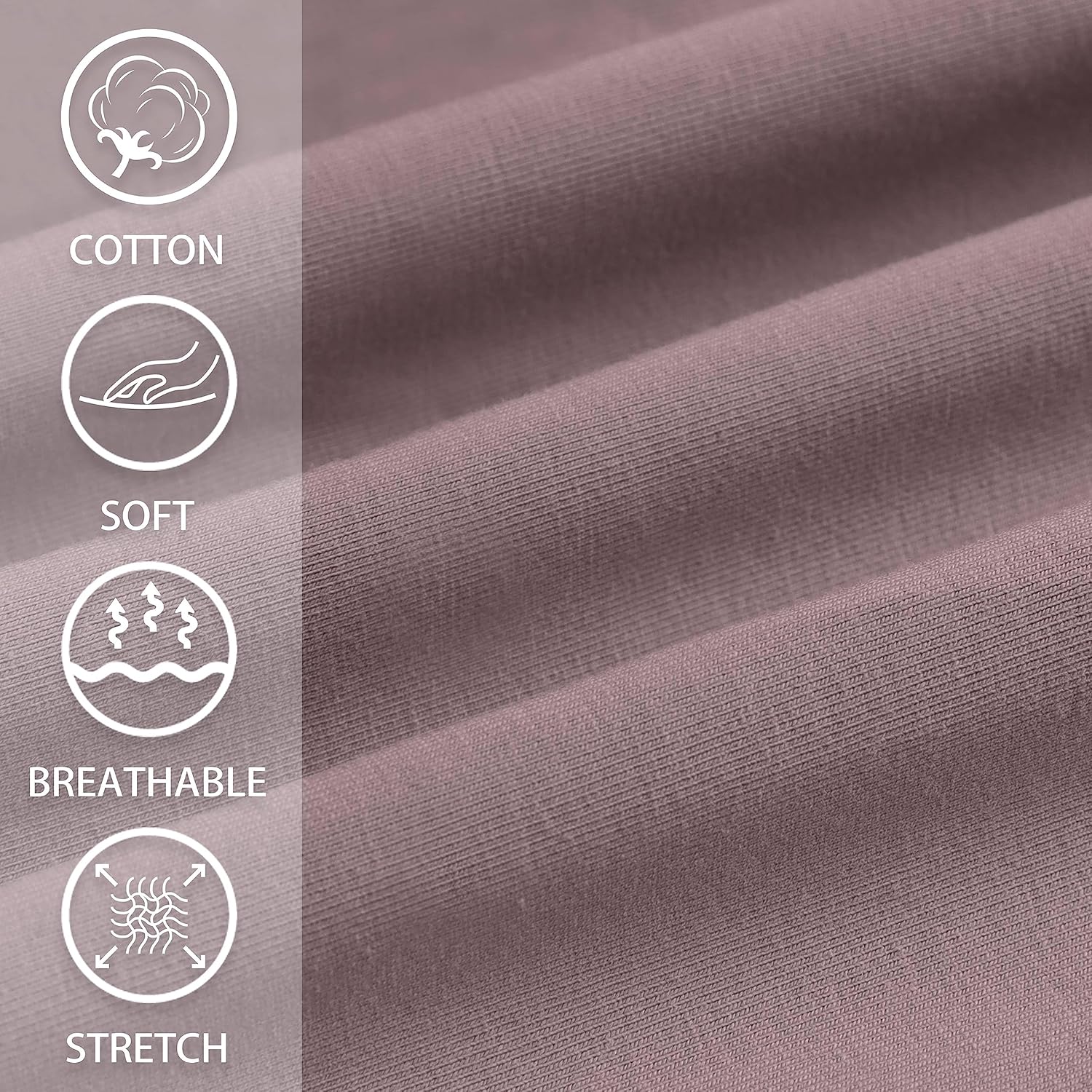 Viodia Women's Bermuda 9"/11" Long Shorts with Pockets Cotton Sweat Shorts Jersey Knee Length Shorts for Summer - Image 4