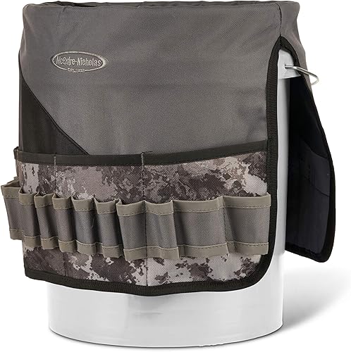 Miniatura 2 de McGuire-Nicholas Organizador de cubos  Organizador de herramientas con 36 bolsillos diseñado para cubos de 5 galones