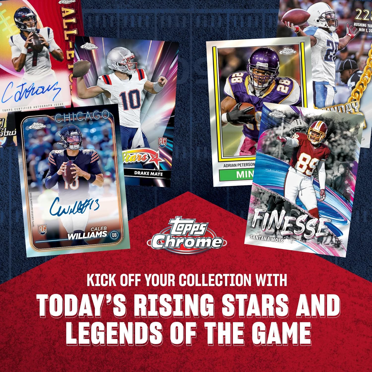 2024 Topps Chrome Football Value Box