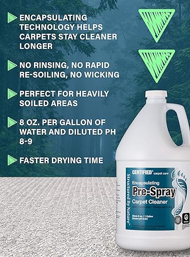 Miniatura 6 de Nilodor Tratamiento de prepulverización de alfombras encapsulantes, 1 galón (128SBN SPT)