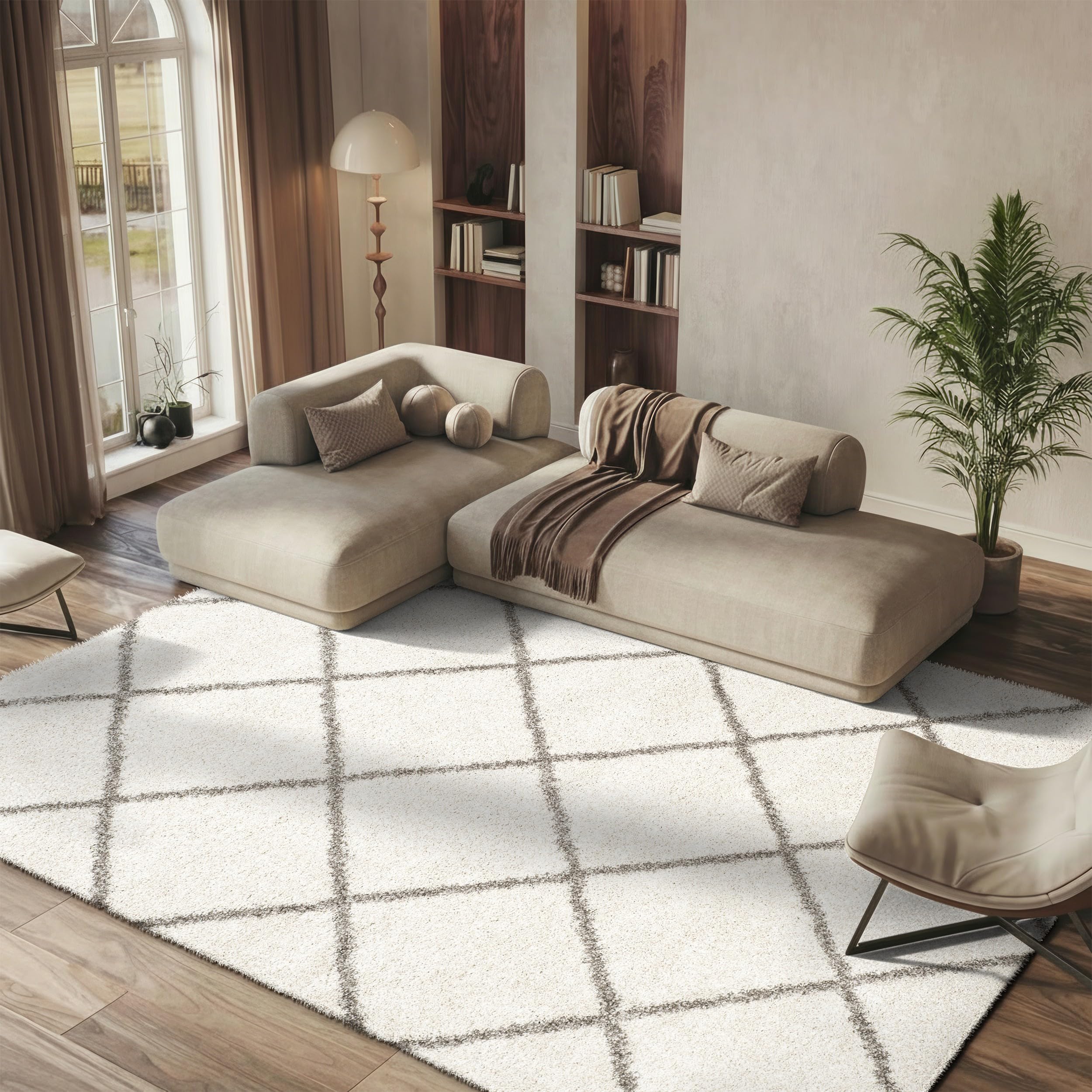 新品☆アジアンリビングテーブル（座卓）RA-813 ホワイトウォッシュ 再値引き Amazon.com: SAFAVIEH Hudson Shag Collection Area Rug - 9' x 12