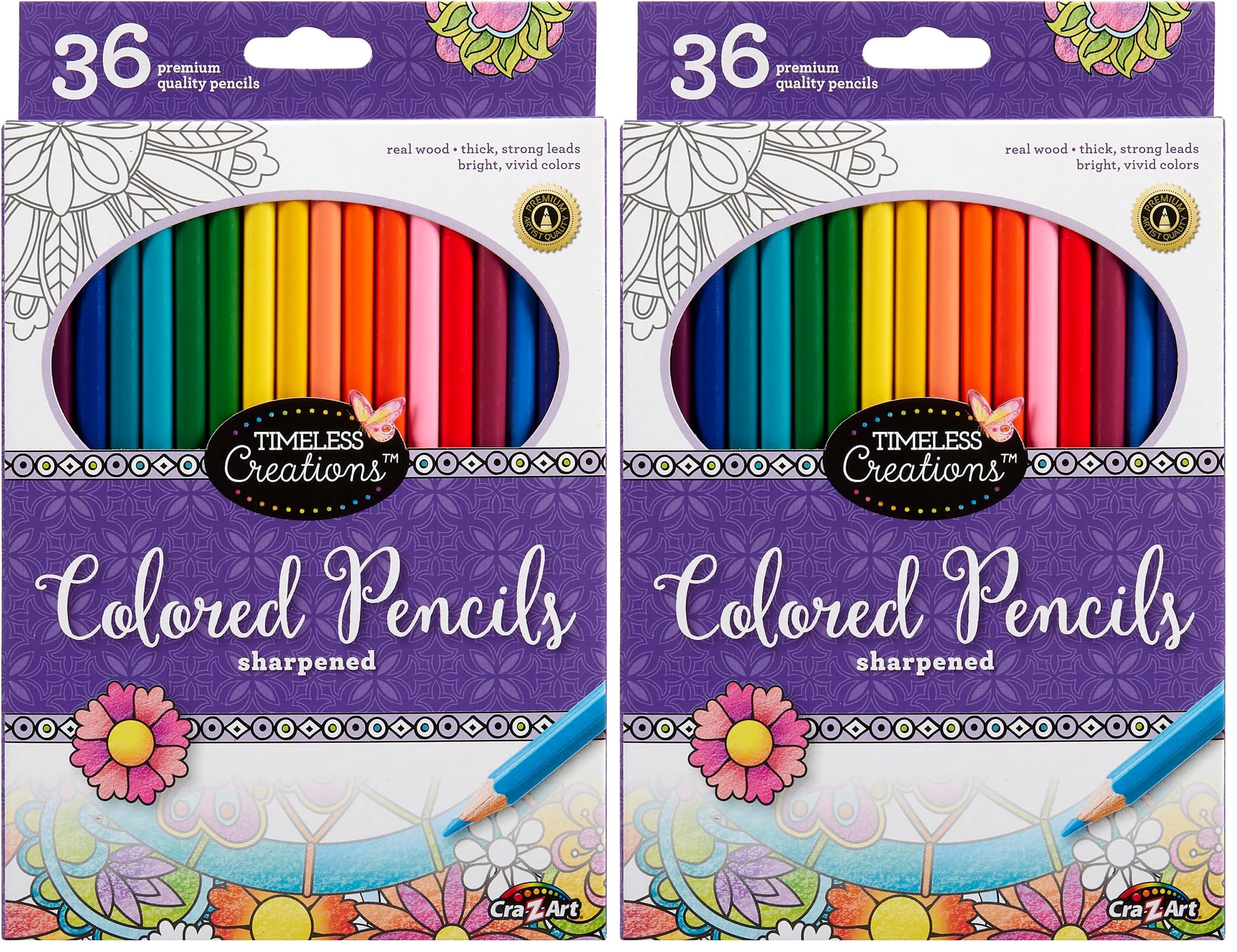 Amazon.com: Cra-Z-Art Timeless Creations Adult Coloring: 36ct