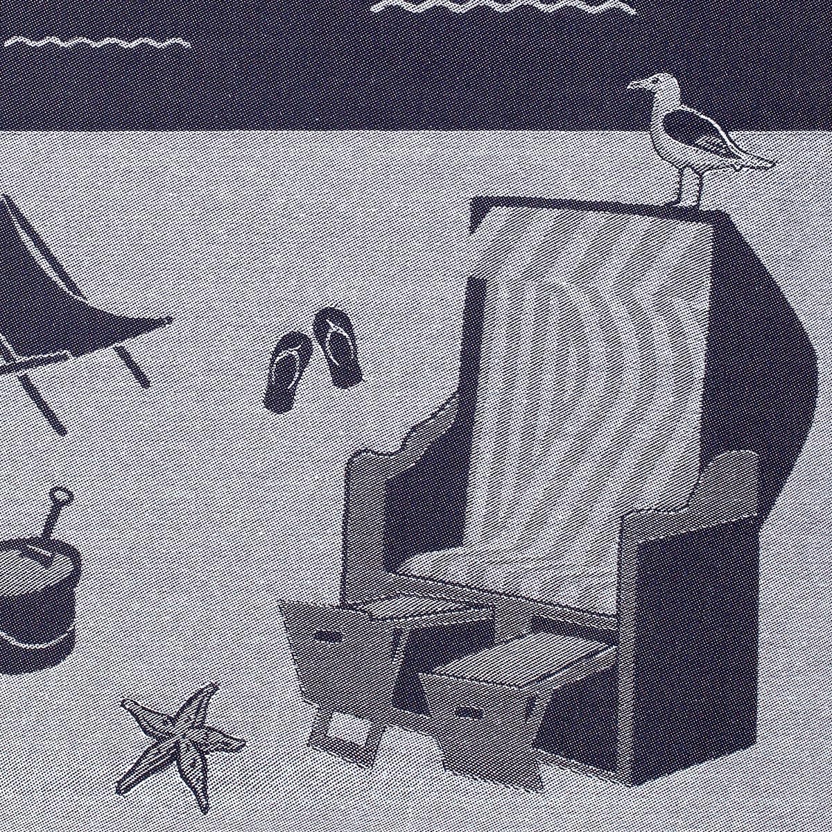 Ross 6er Set Geschirrtücher – Maritimes Design mit Küstenmotiven, 100% Baumwolle, 50x70 cm, Saugstark & Langlebig – Perfekt für Abtrocknen – Waschmaschinen- & Trocknergeeignet (Strandkorb)