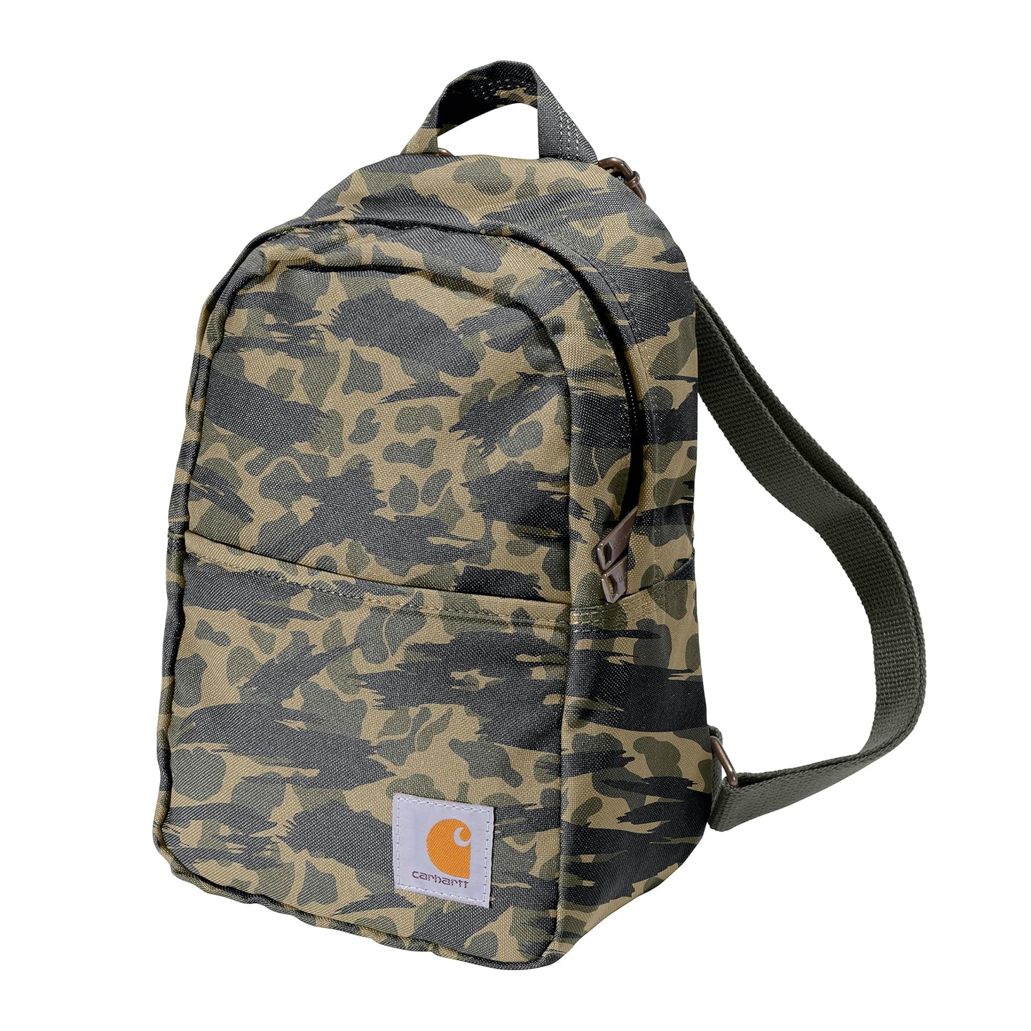 Carhartt Classic Mini Backpack Durable Water-Resistant Backpack with Adjustable Shoulder Straps Blind Duck Camo