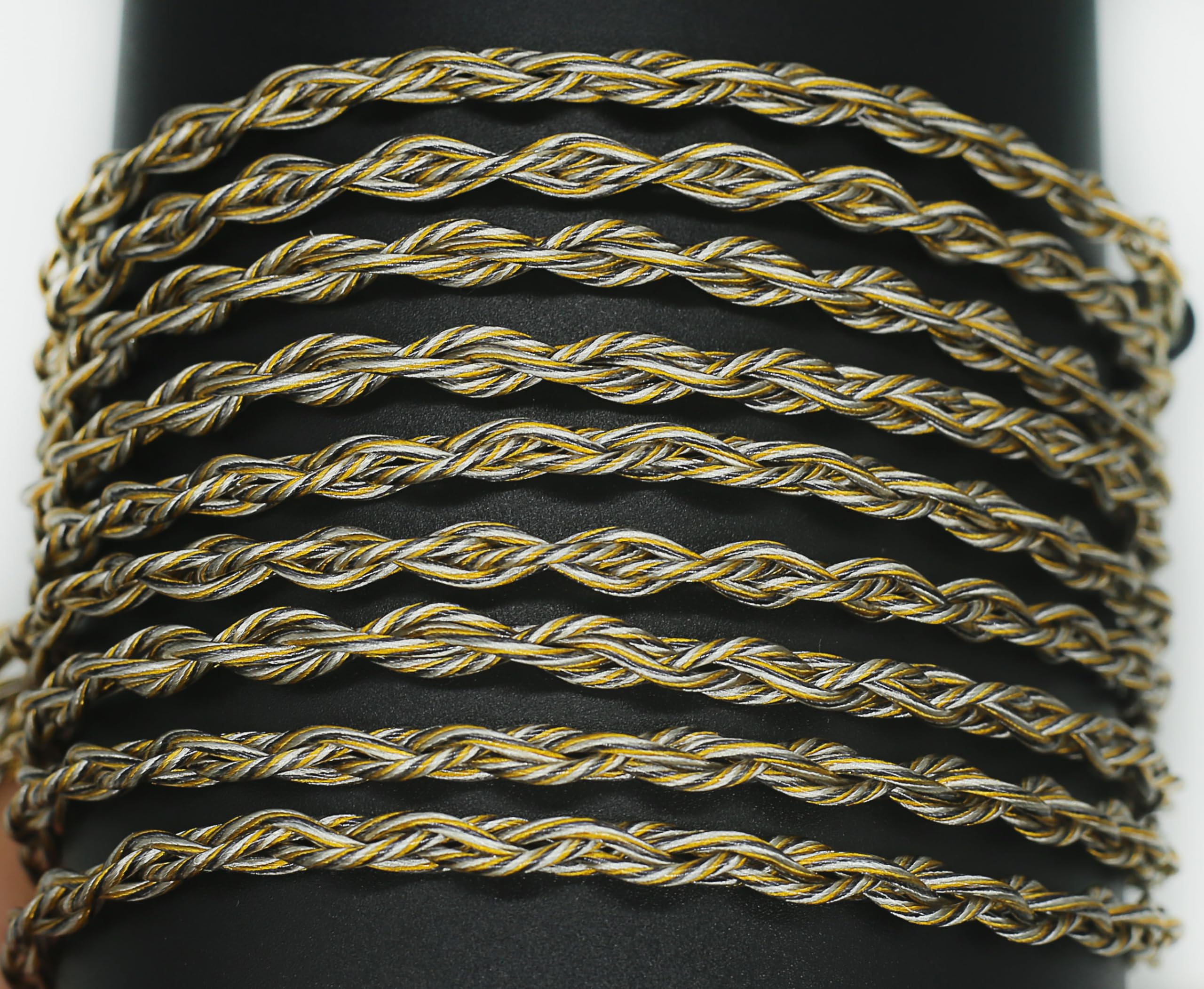 Amazon | 【JSHiFi-Jupiter】2pin3.5mmリケーブル 4芯金メッキと銀