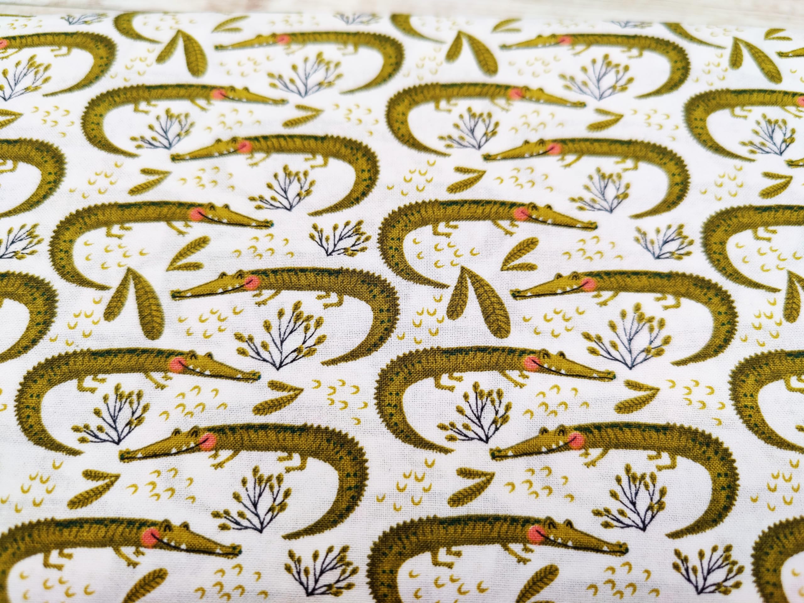 Animal Cotton Fabric, 100% Cotton Poplin, 44” Wide, Animal Nursery Themed Material for Sewing Quilting, Crafts - Image 2