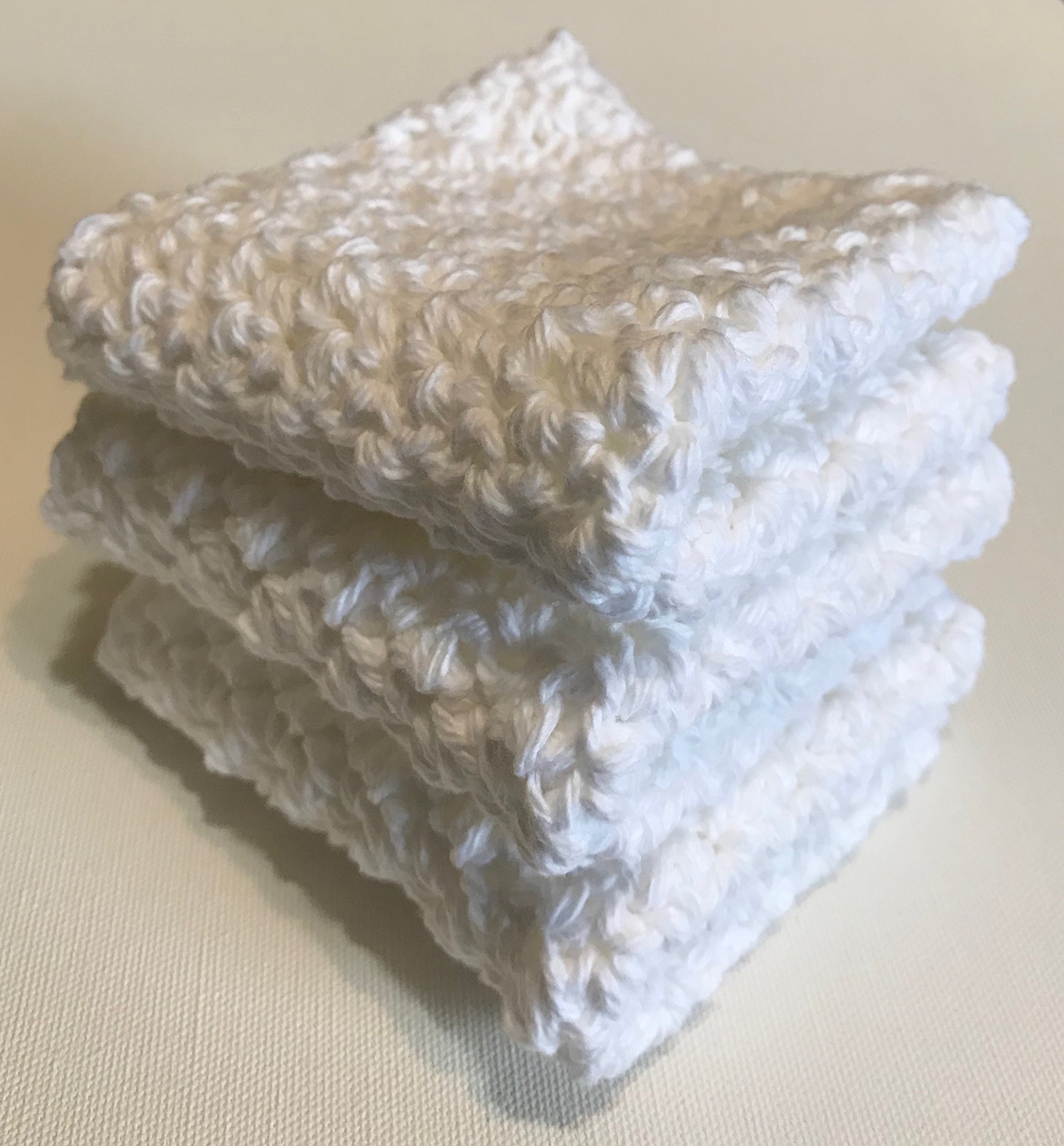 Cotton Crochet Dishcloth Crochet For Beginners