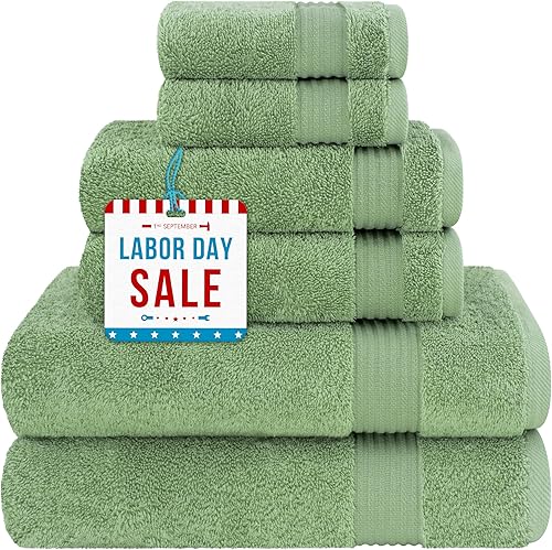 Miniatura 194 de Cotton Paradise - Juego de 4 toallas de mano para el baño de 100% algodón turco, suaves y absorbentes, color beige