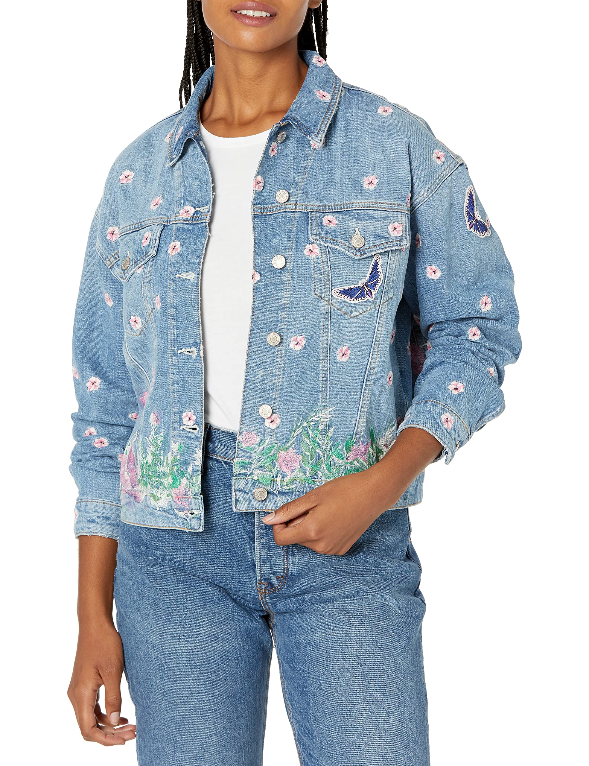 GUESS Women's Clara Denim Jacket