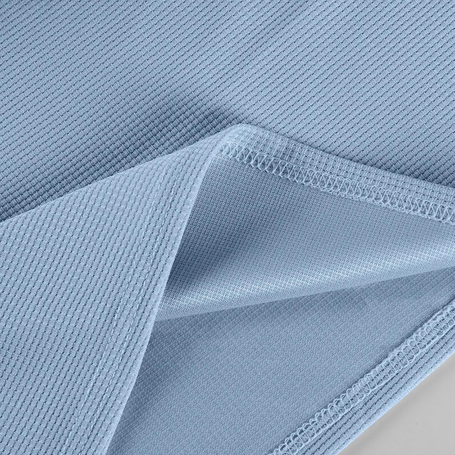 Casual Shirt for Men Short Sleeve Waffle Polo Knit Button Down Collared Top Lightweight Summer