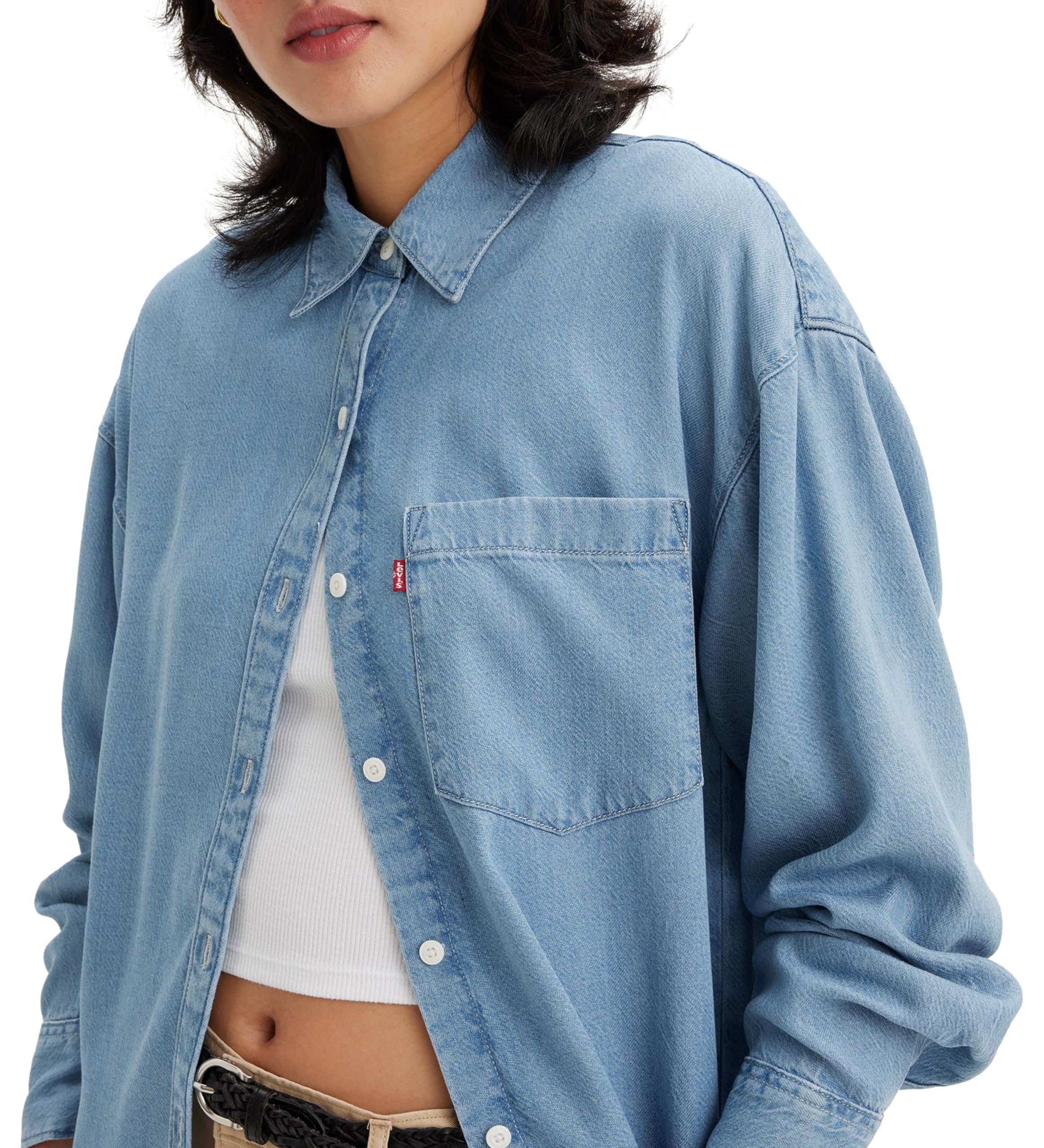 Levi's NOLA Oversized Camicia Donna (Pacco da 1)
