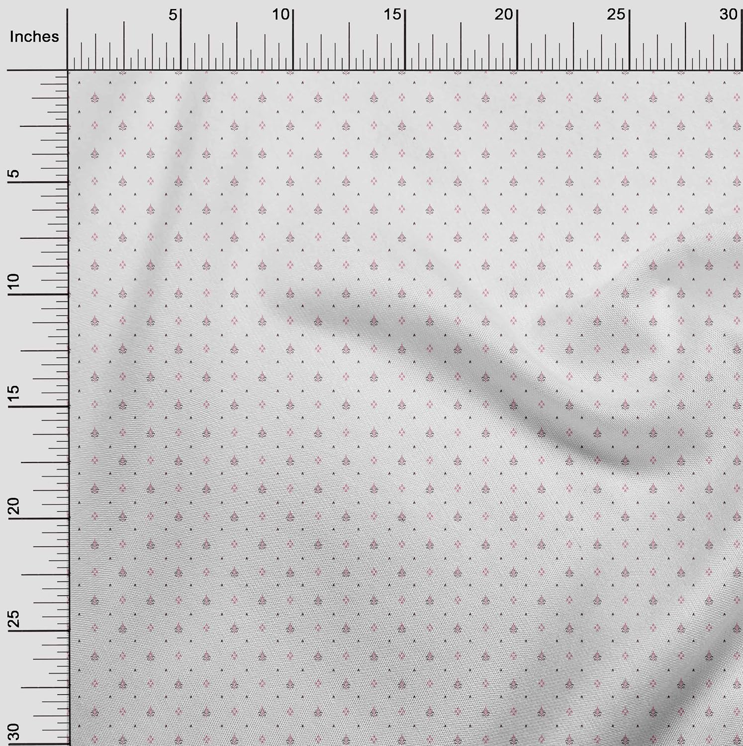 oneOone Cotton Flex Pink Fabric Arrow & Artistic Floral Sewing Craft Projects Fabric Prints by Yard 40 Inch Wide