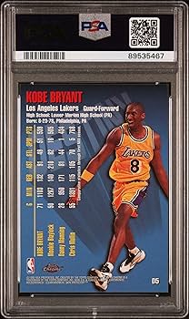 NBAカード1997 topps chrome set kobe bryant Amazon.com: Graded 1997 Topps Chrome Destiny Kobe Bryant #D5