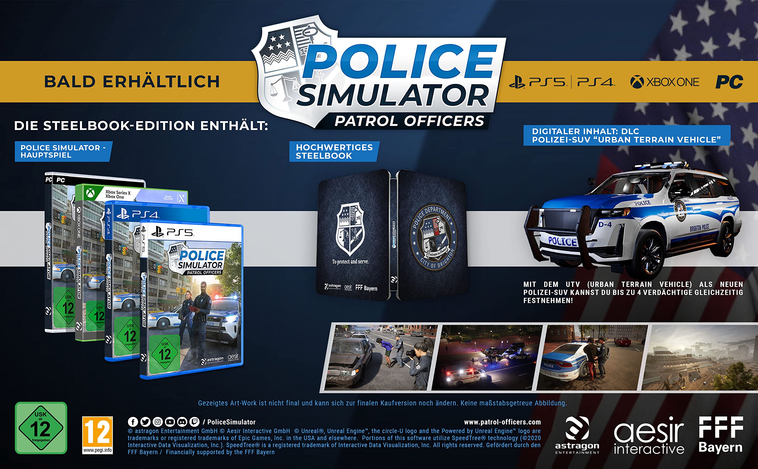 Police Simulator: Patrol Officers Steelbook Edition (wyłącznie w Amazon) - PlayStation 4