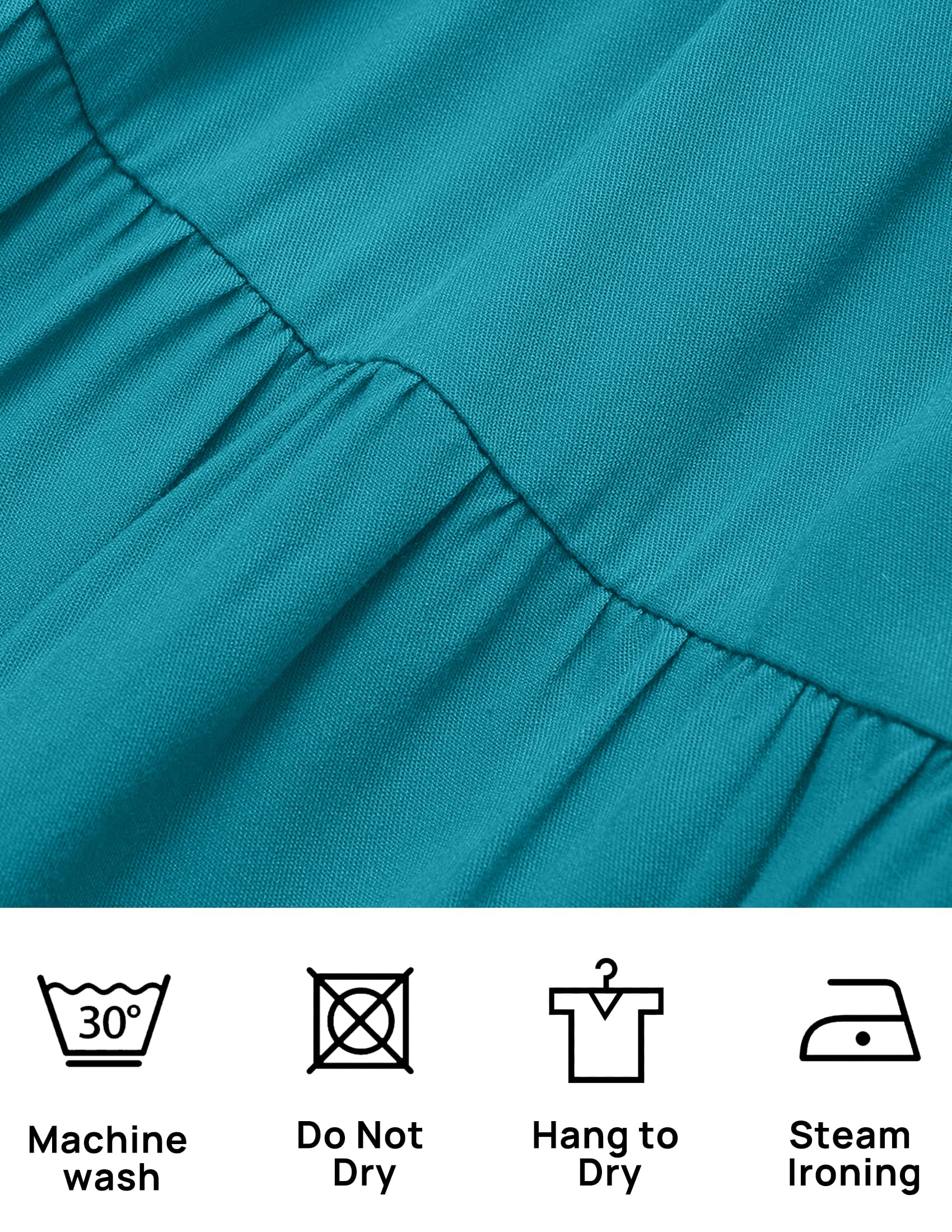 ZESICA Women's 2025 Bohemian Summer Floral Print One Shoulder Sleeveless Smocked Ruffle Tiered Beach Long Midi Dress