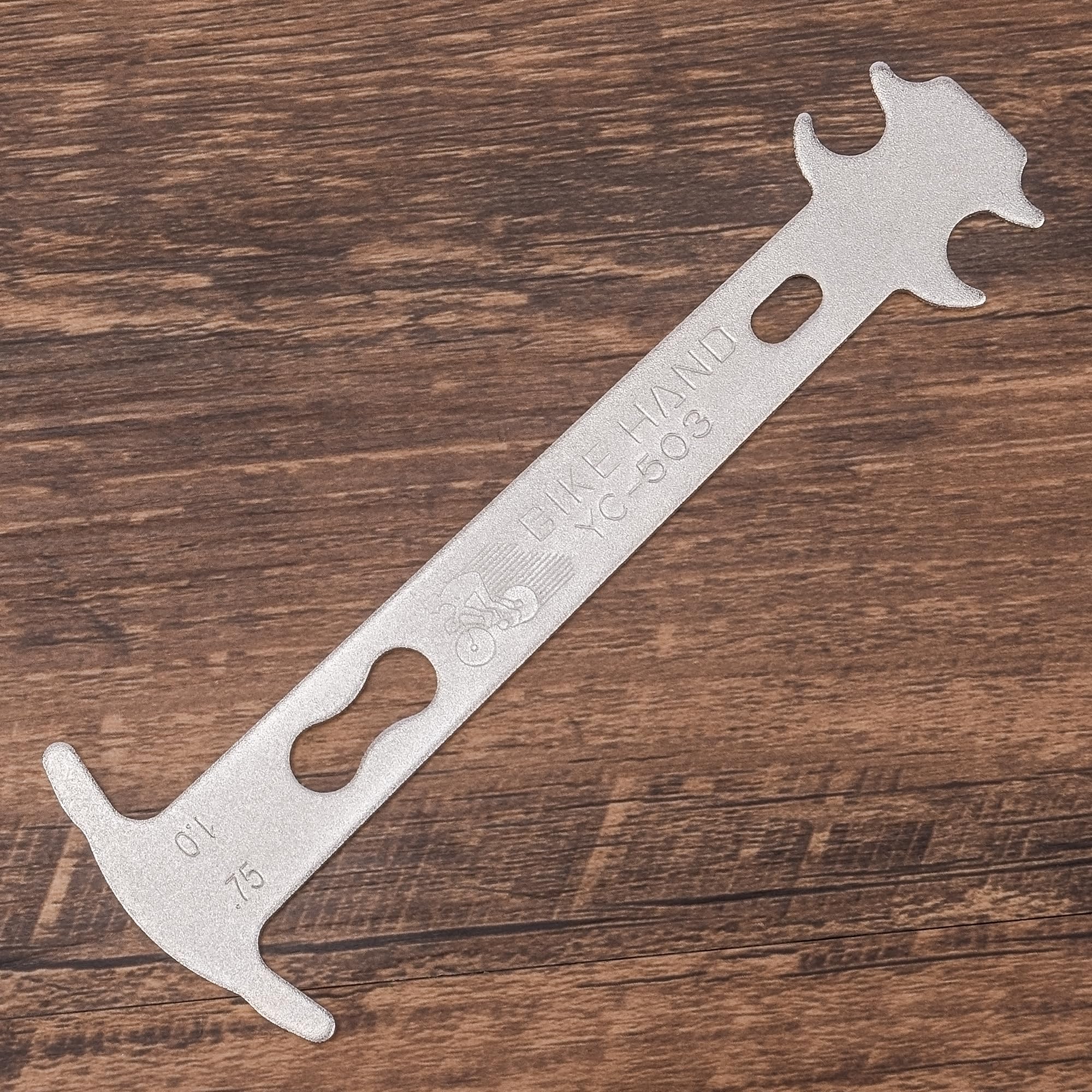 Misuratore di usura catena per biciclette – Calibro per catene a 7-12 velocità | Strumento Chain Checker compatibile con Shimano, SRAM, Campagnolo, KMC | Attrezzo per biciclette da corsa, MTB