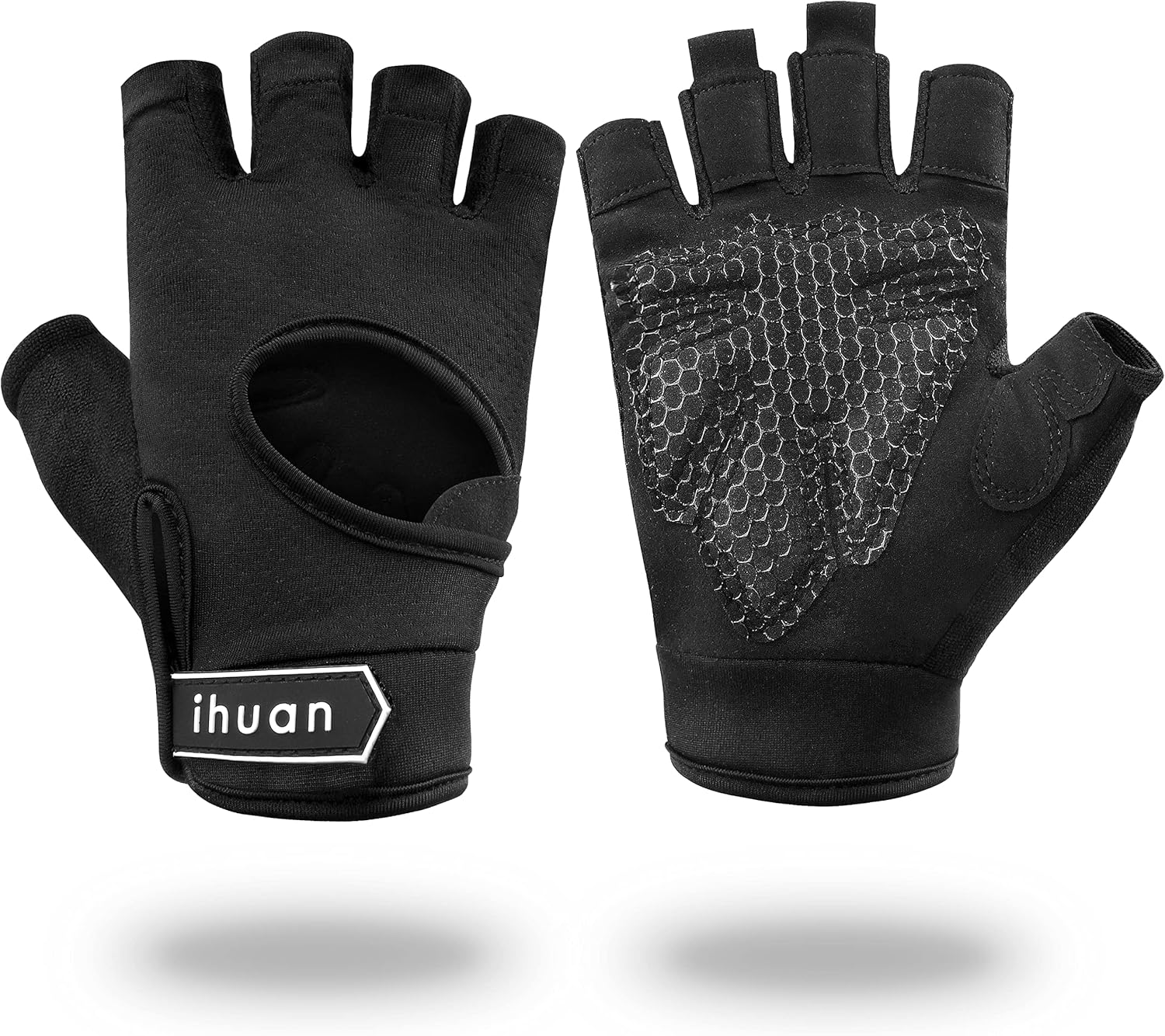ihuan New Breathable Workout Gloves for Women & Men No More Sweaty