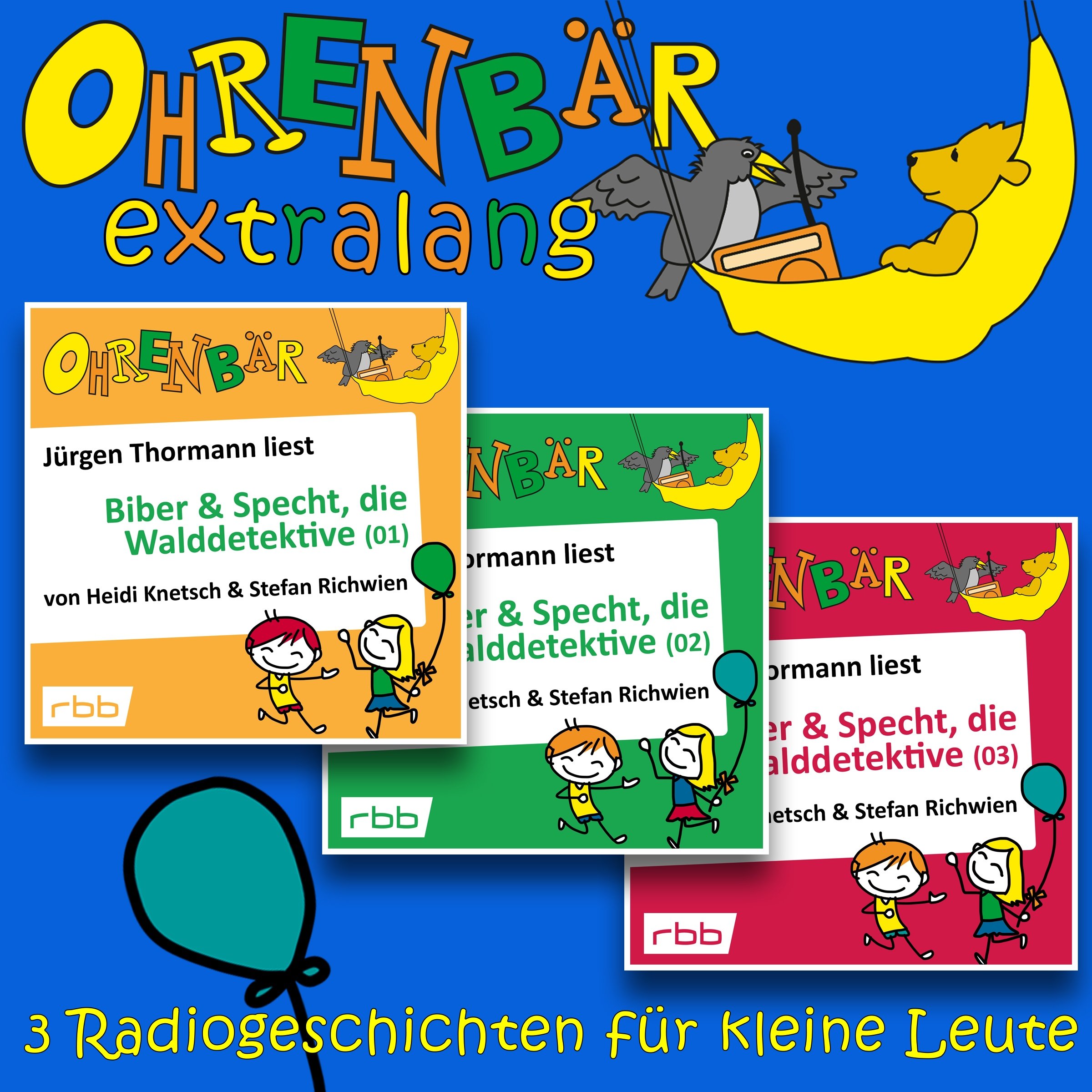 Cover art for Radiogeschichten von Biber & Specht, den Walddetektiven