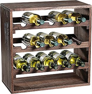 Kesper 27243 - Botellero (Capacidad 15 Botellas), Color marrón