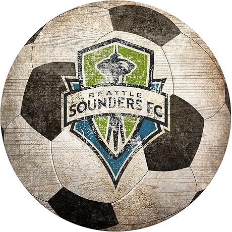 Seattle Sounders 12-inch Soccer Ball Shaped Sign: Display Your Team Pride
