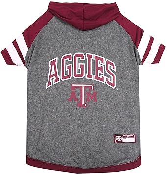 Pets First Texas A& M Hoodie T-Shirt, Small