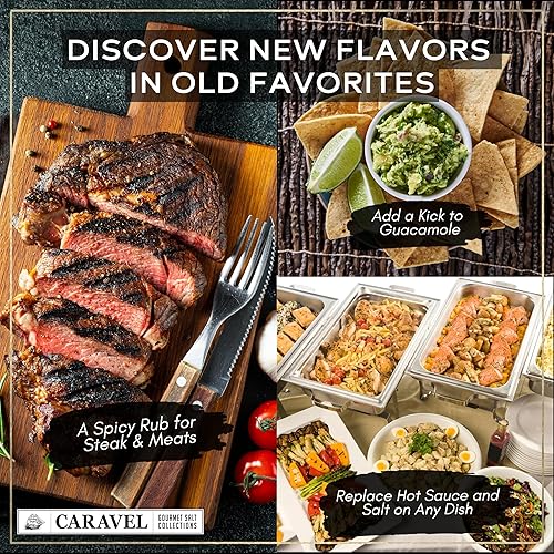 Miniatura 4 de Sal marina Gourmet Habanero  Sal marina natural impregnada con pimienta Habanero  Dale especias a cualquier comida o cóctel  sin gluten sin MSG sin