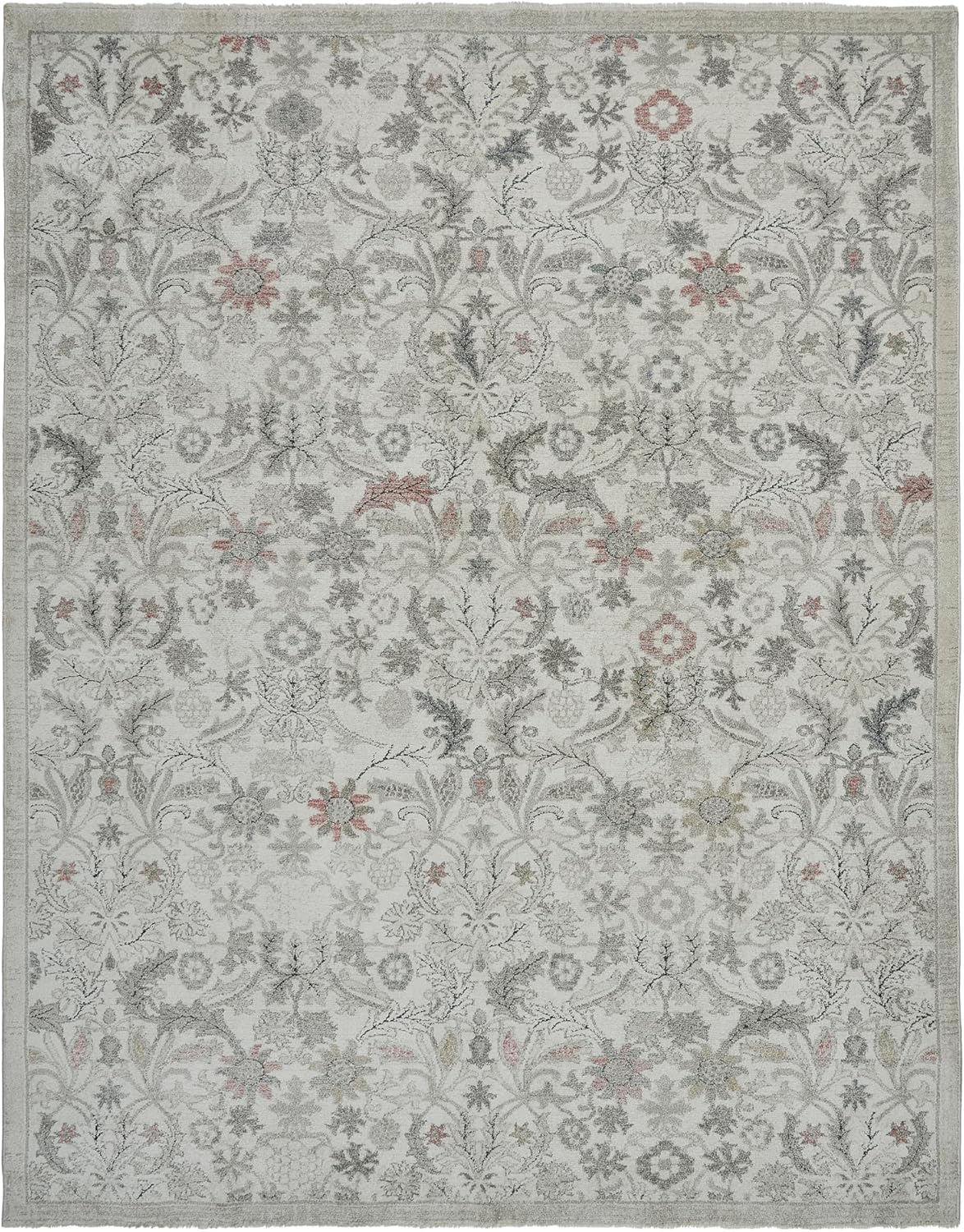Gertmenian Heritage Botanica Area Rug - 8x10 Large, Traditional, Soft, Durable, Easy Cleaning & Ideal for High Traffic Areas in Living Room, Bedroom, Entryway - Shauna Beige, 23206