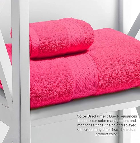 Miniatura 5 de Glamburg Juego de toallas de 6 piezas, 100% algodón peinado, 2 toallas de baño, 2 toallas de mano, 2 paños de lavado, calidad de hotel de lujo,