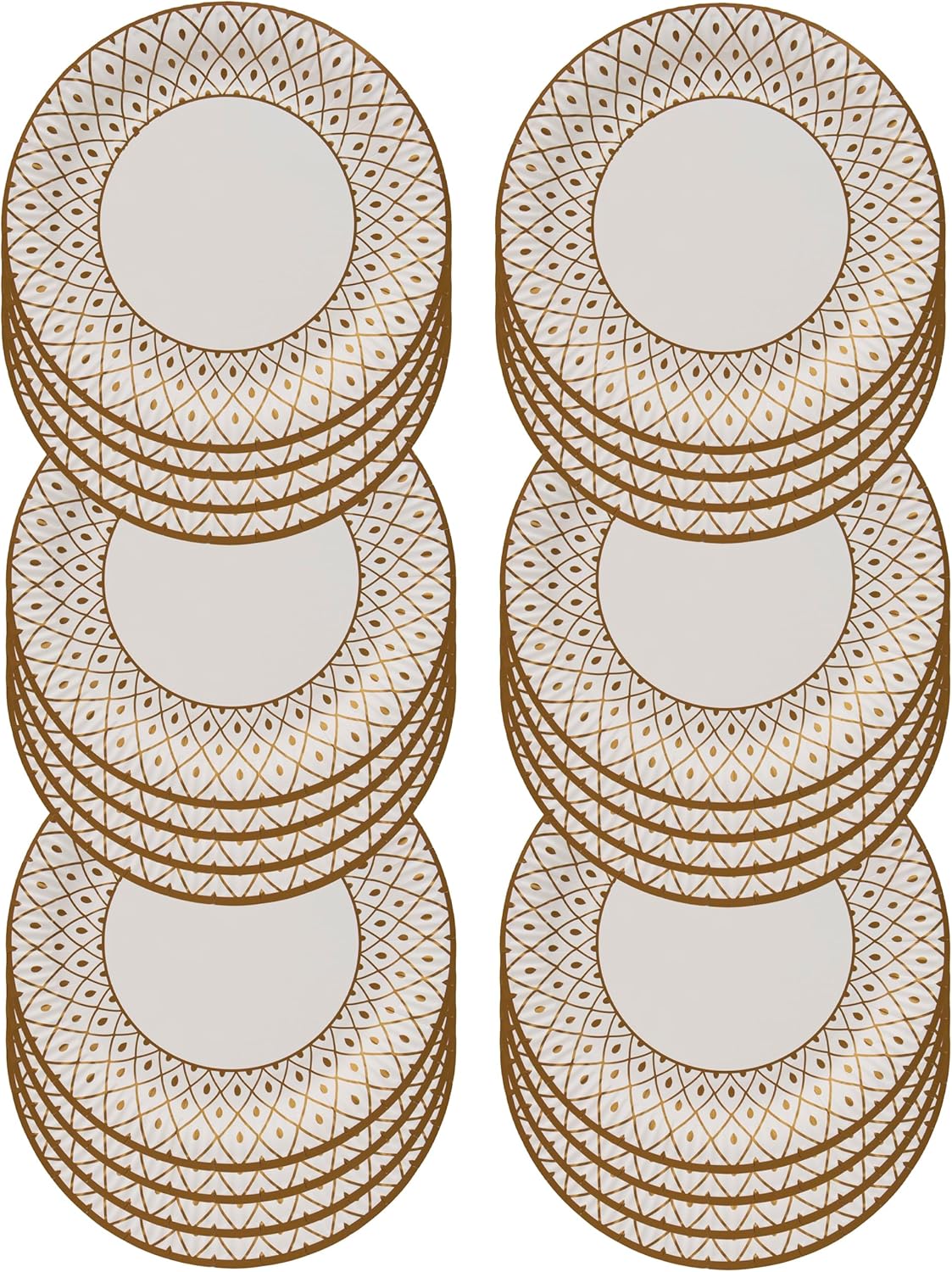 Talking Tables Premium Quality Gold Disposable Paper Plates Strong