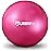 URBNFit Small Exercise Ball - 9-inch Mini Pilates Ball with Fitness Guide for Yoga, Barre, Physical Therapy, Stretching & Core Stability Workout-Pink