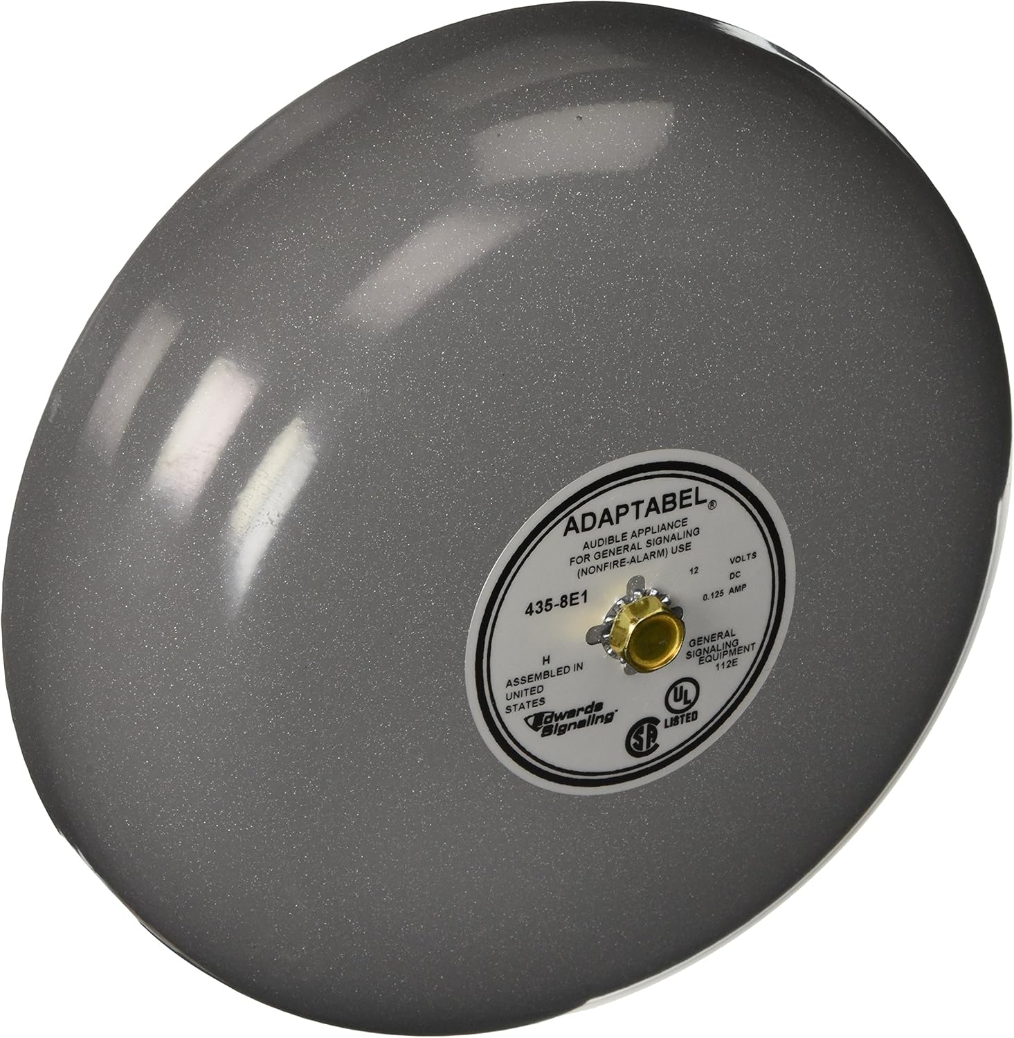 Edwards Signaling 435-8E1 8" BELL 12VDC