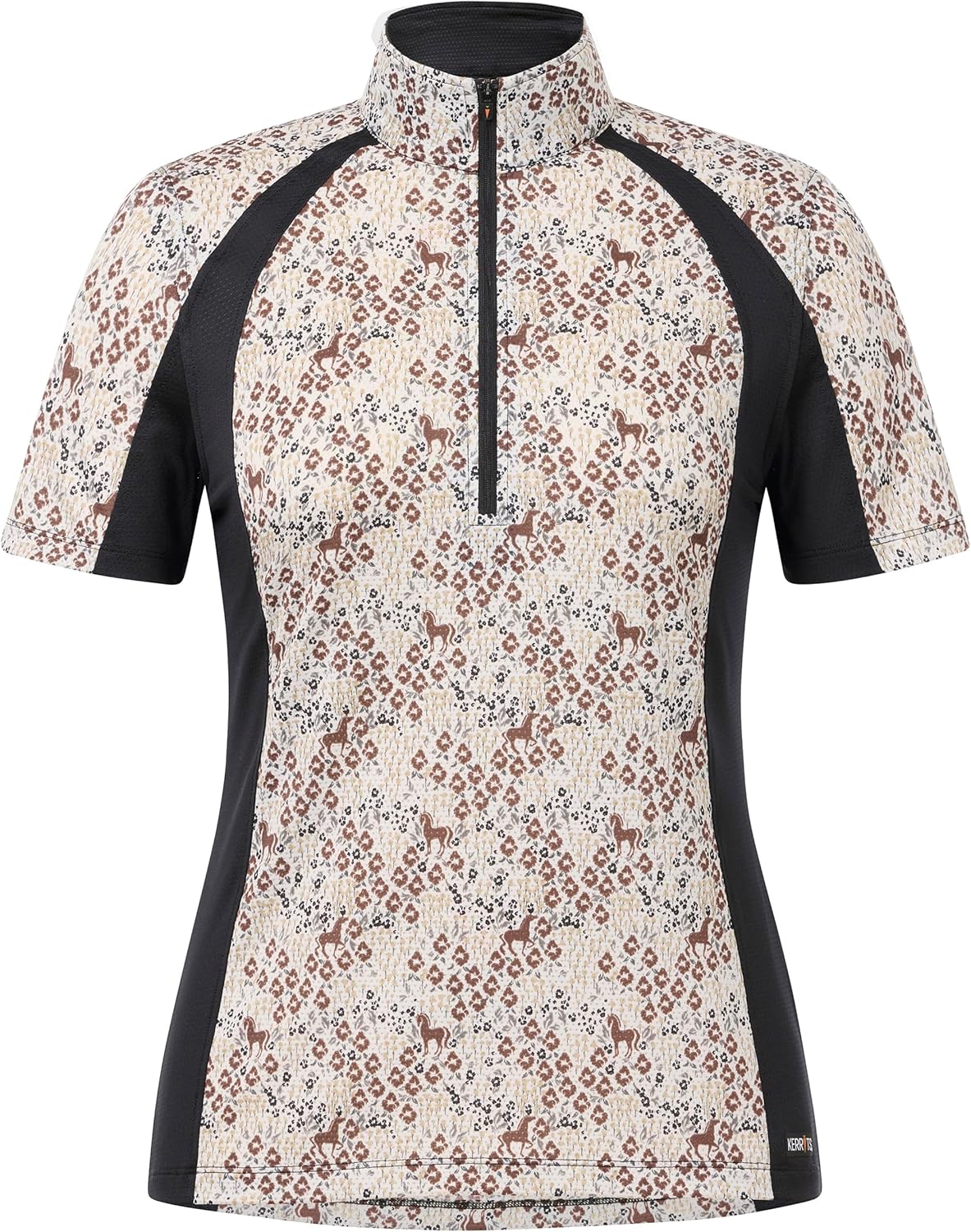 Kerrits Women EquiBreeze Ice Fil Short Sleeve Horse Riding Shirt – Ultra-Lightweight Cooling Equestrian Top, Great for Summer