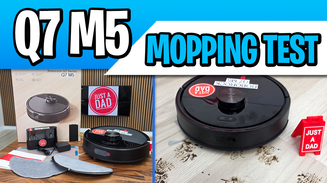 Watch Roborock Q7 M5 Robot Vac/Mop MOPPING TEST on Amazon Live