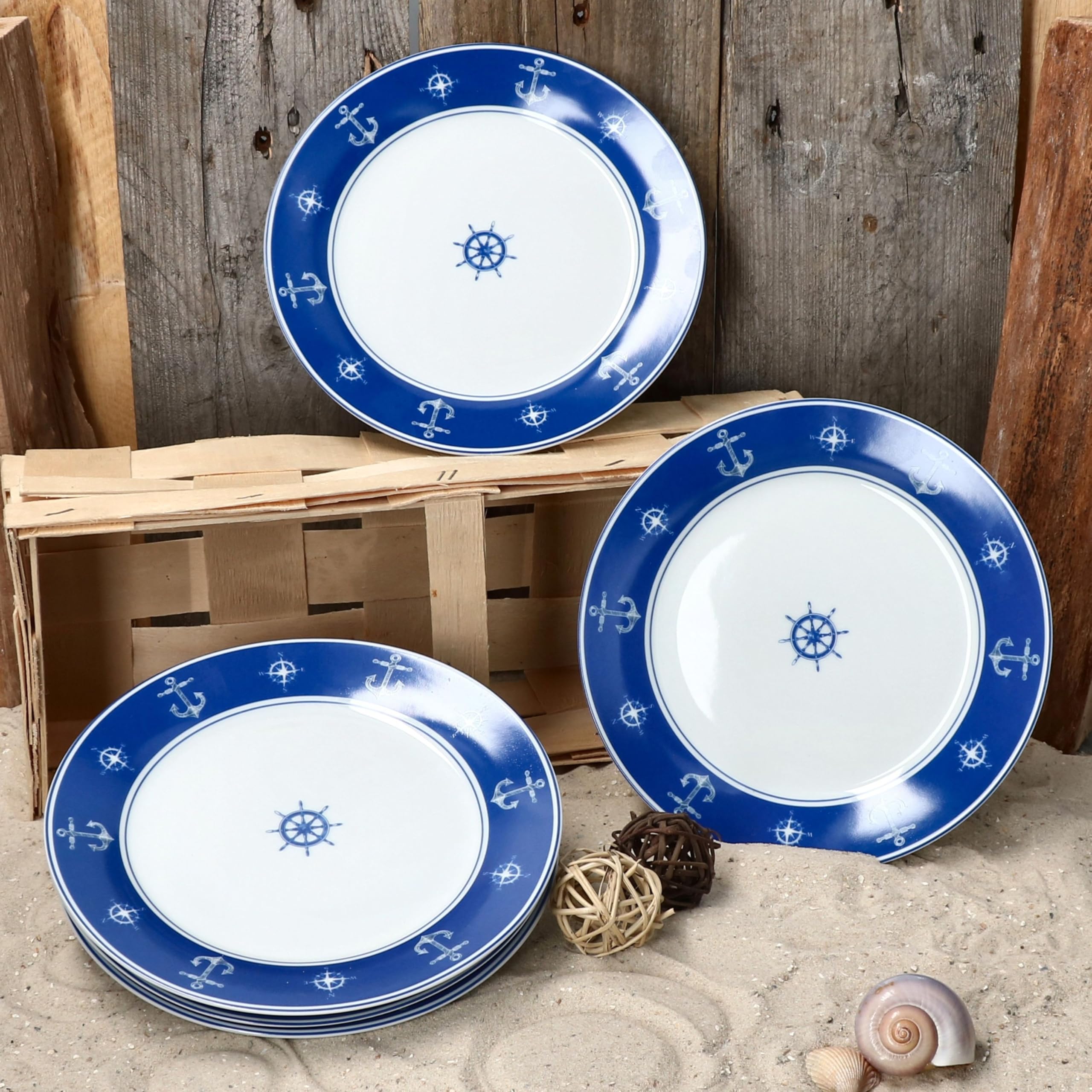 MamboCat Pula Groen, set van 6 taartborden, wit porseleinen ontbijtborden met stippen voor 6 personen, kleine borden voor salade, dessert, fingerfood enz