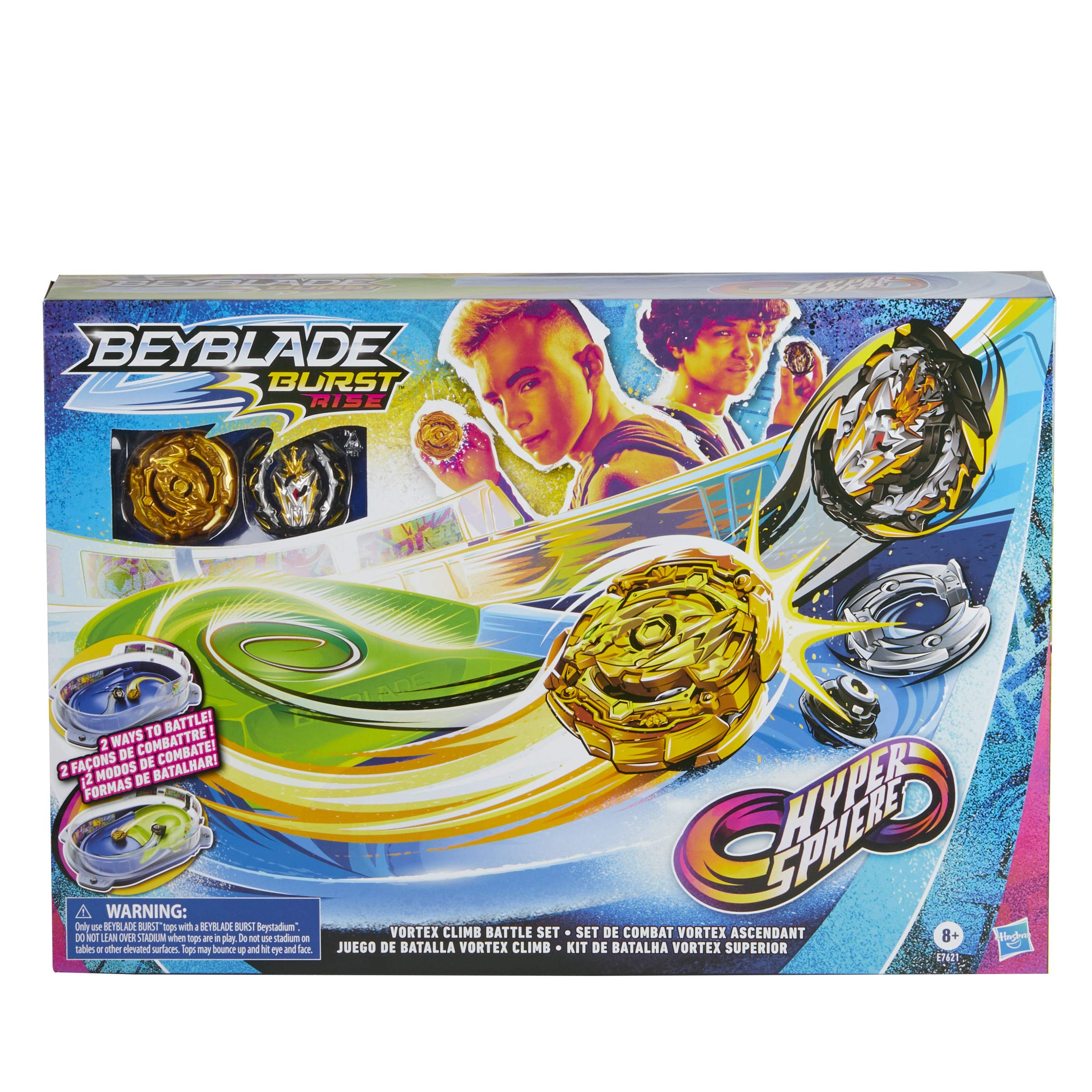 playset beyblade set de combat double surface