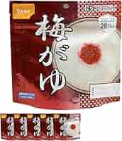 尾西食品　梅がゆ　￼50食　賞味期限5年間残あり Amazon | 尾西食品 亀田製菓 災害食用梅がゆ 200gX40袋 | 尾西