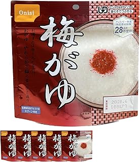 尾西食品 アルファ米 梅がゆ 42g×5袋 (非常食・保存食)