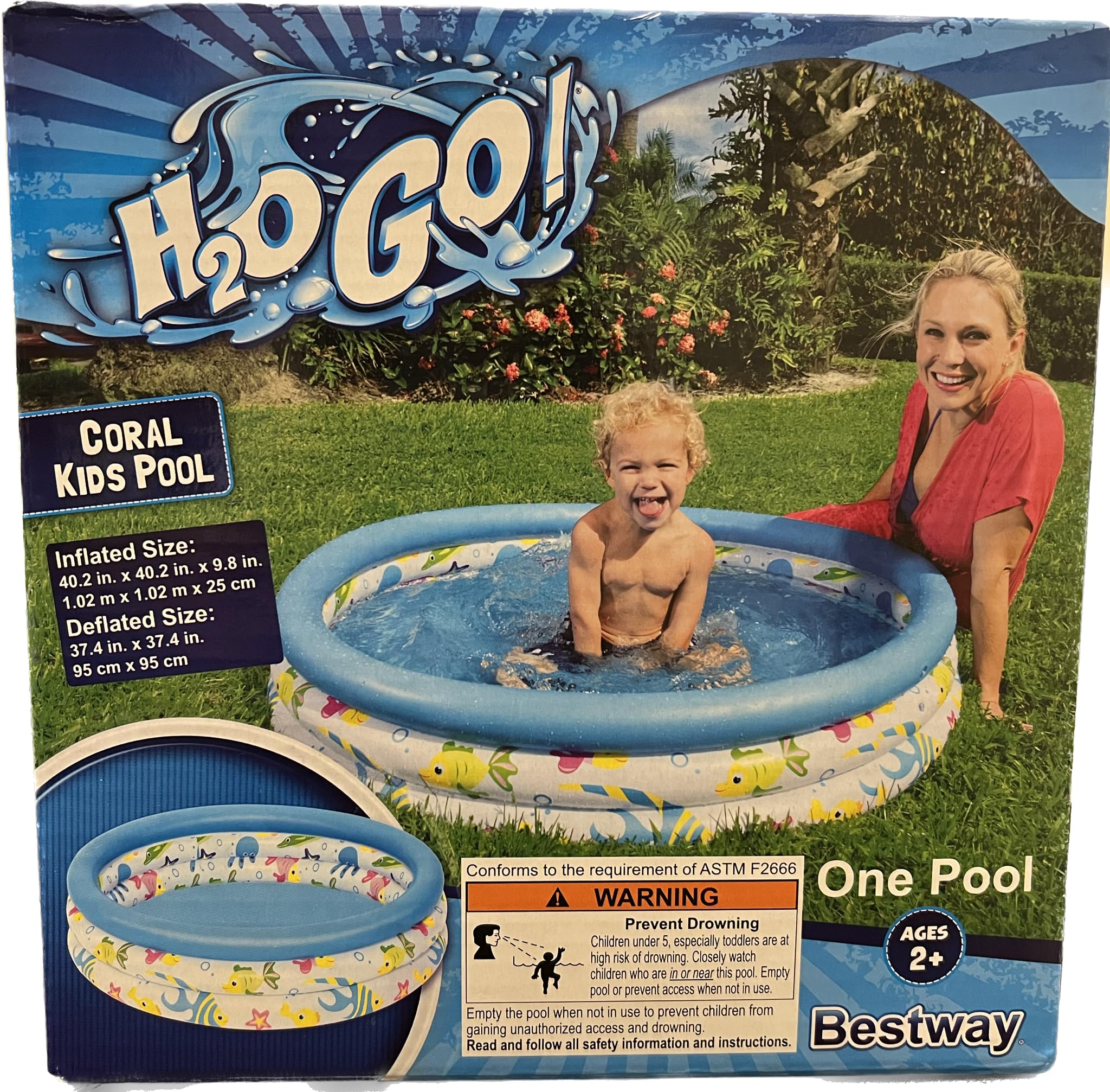 H2OGO Coral Kids Pool