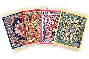 Mug Rugs, Rug Coasters: Absorbent Drink Mats Home Decoration Gift