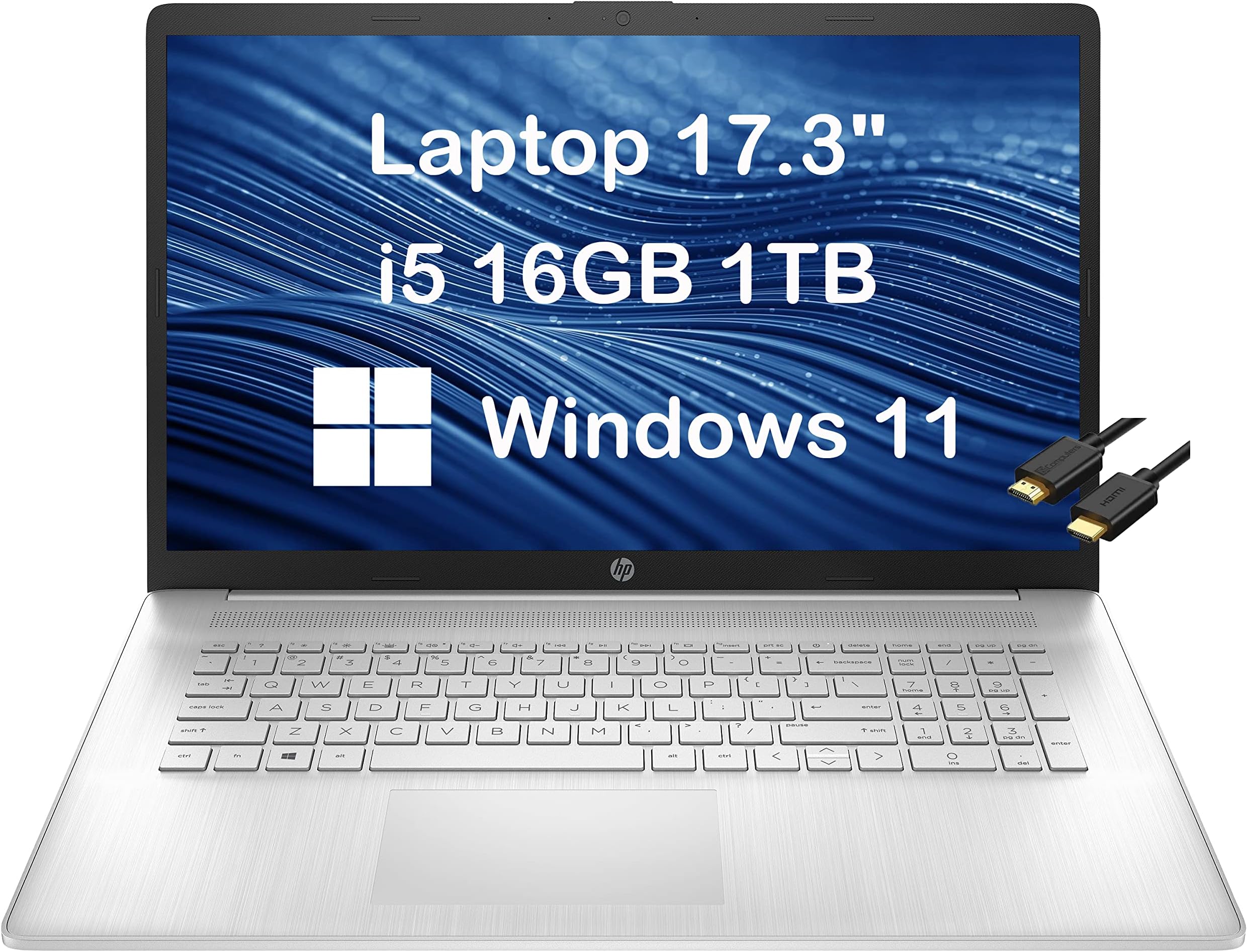 HP 15 Touchscreen Laptop 15.6" HD IPS Business Laptop (Intel i3-1115G4, 8GB RAM, 256GB SSD, UHD Graphics) 2-Core(Beat i5-10210U), HD Webcam, Type-C, WiFi, IST SD Card, Windows 11 Home in S Mode - 2023