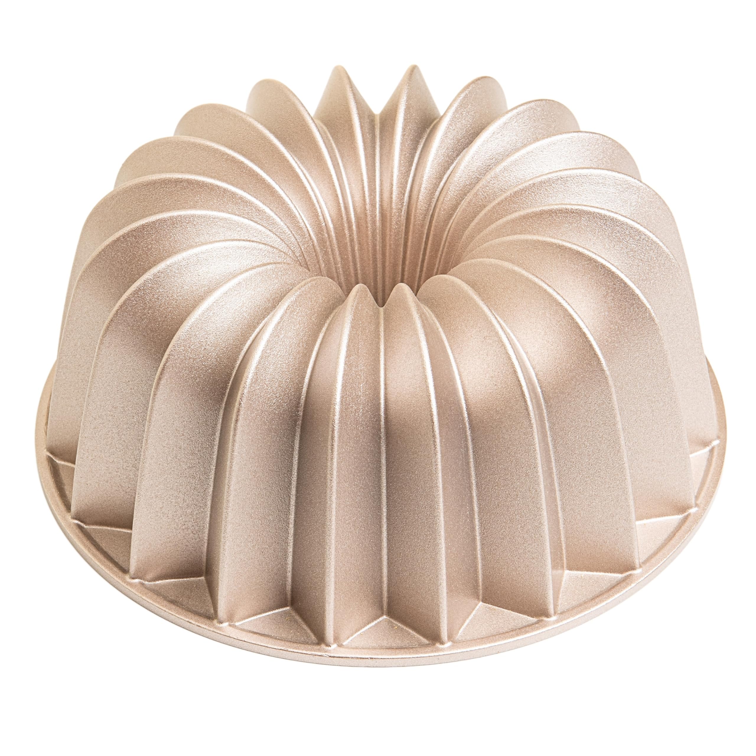 Erreke Moule à Gâteau avec Double Revêtement Antiadhésif, Gleam | Moule Kouglof. Moule Gateau. Aluminium Moulé Résistant. Savarin Cuisson Uniforme. Pour Pâtisserie. Flan. Pudding. Gelée
