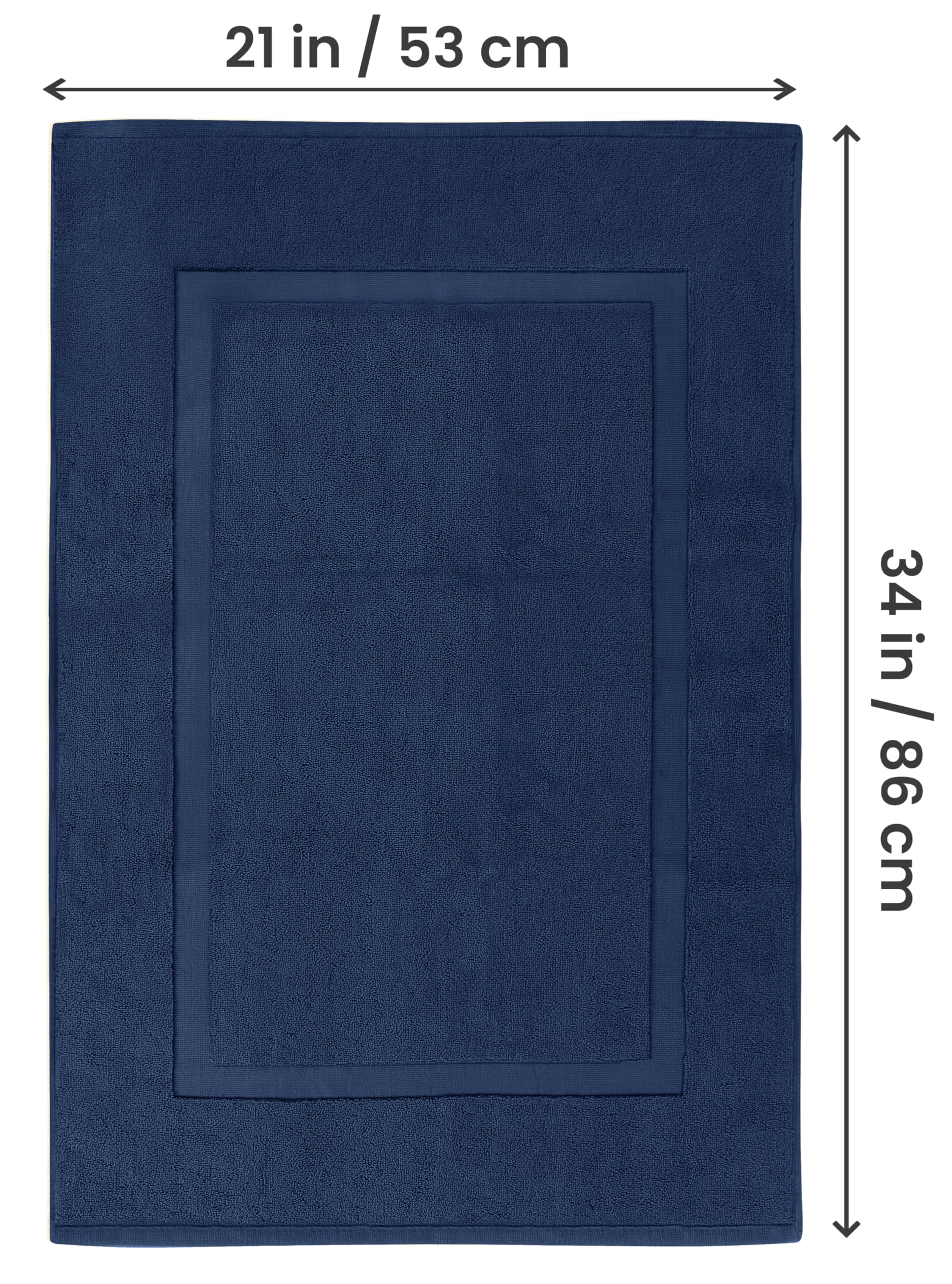 Utopia Towels Lot De 2 Tapis De Bain à Bandes En Coton, Vert Sauge