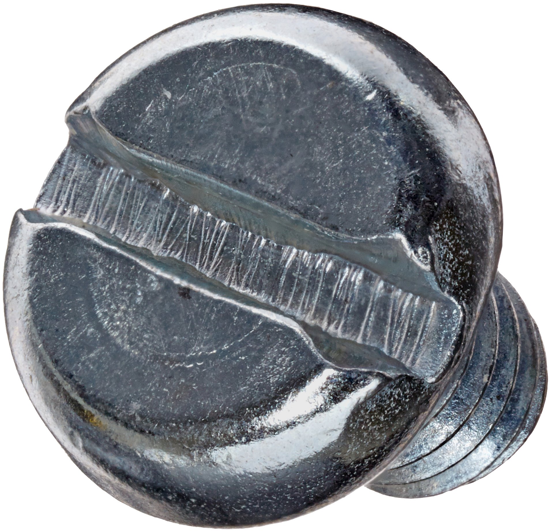 Small Parts Steel Machine Screw, Zinc Plated Finish, Pan Head, Slotted Drive, Meets ASME B18.6.3, 5/16" Length, Fully Threaded, #4-40 UNC Threads (Pack of 100)