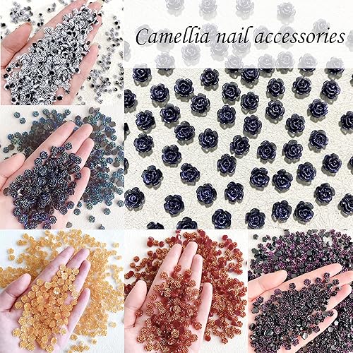 Miniatura 6 de RODAKY Gemas de uñas multiformas para arte de uñas acrílicas, diamantes de imitación de perlas AB para uñas, dije mental de mariposa, joya colorida,